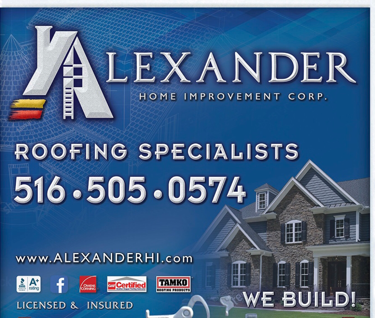Logo for Alexander Home Improvement Corp