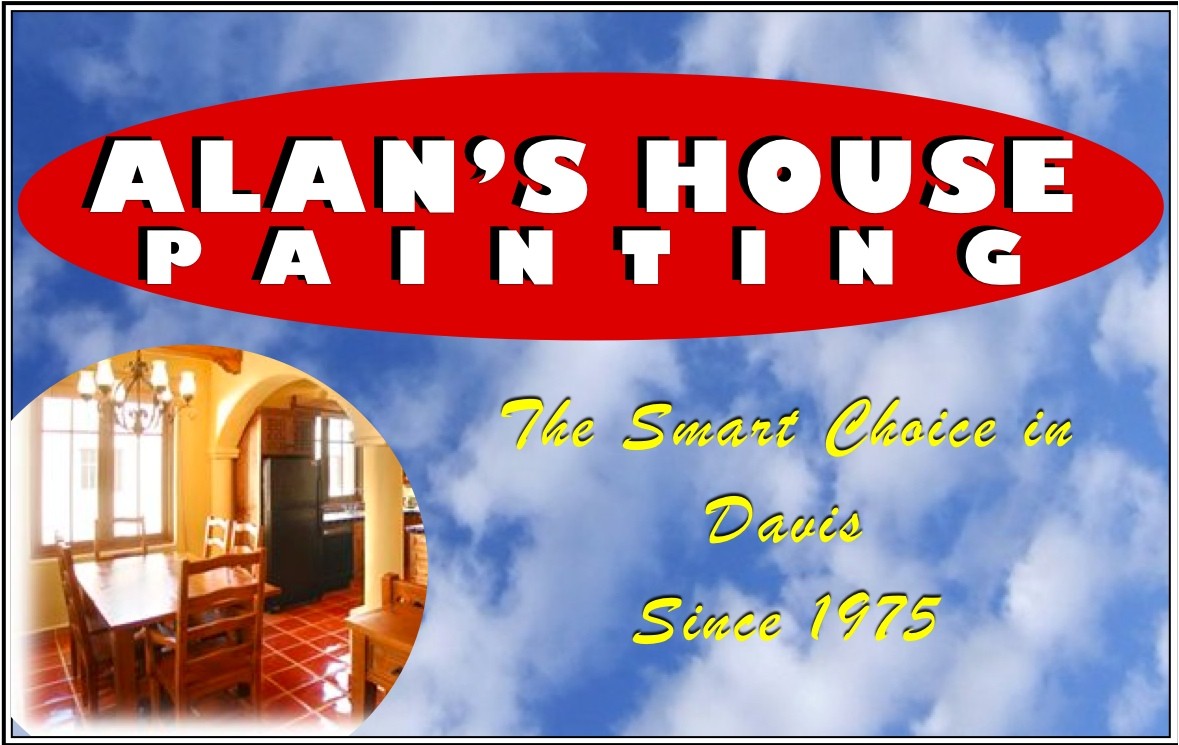 ALANS HOUSE PAINTING logo