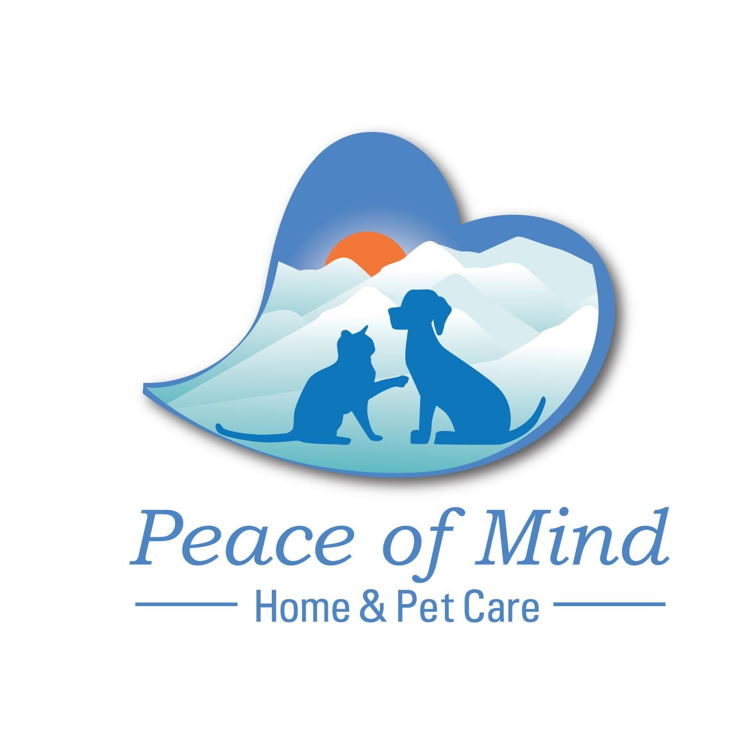 Logo for Peace of Mind Home & Pet Care Services