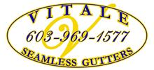 VITALE SEAMLESS GUTTERS logo