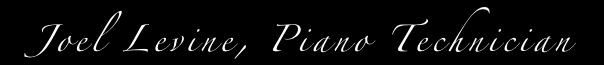 Logo for Joel Levine Piano Tuning
