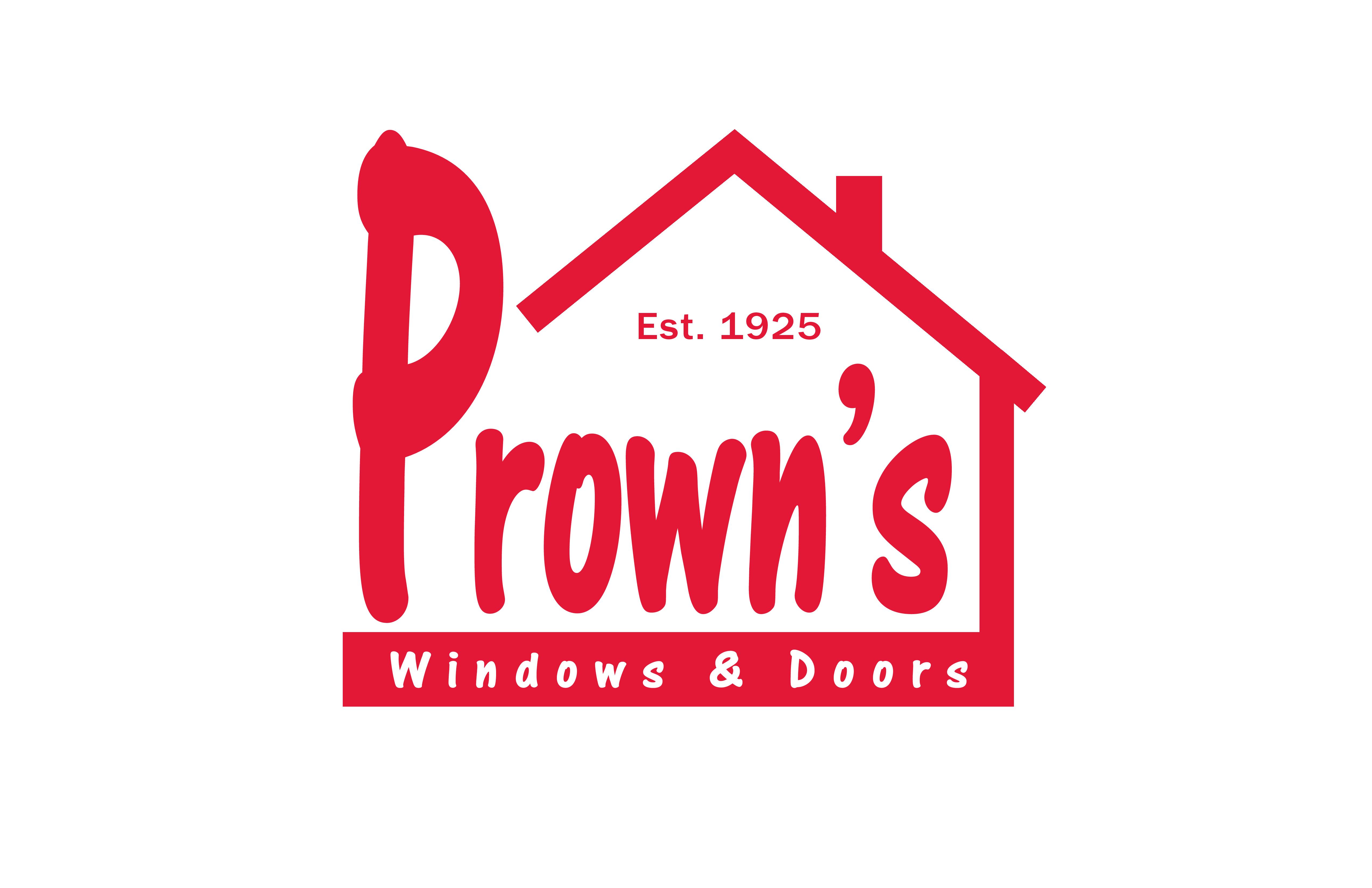 Logo for Prown's Windows & Doors
