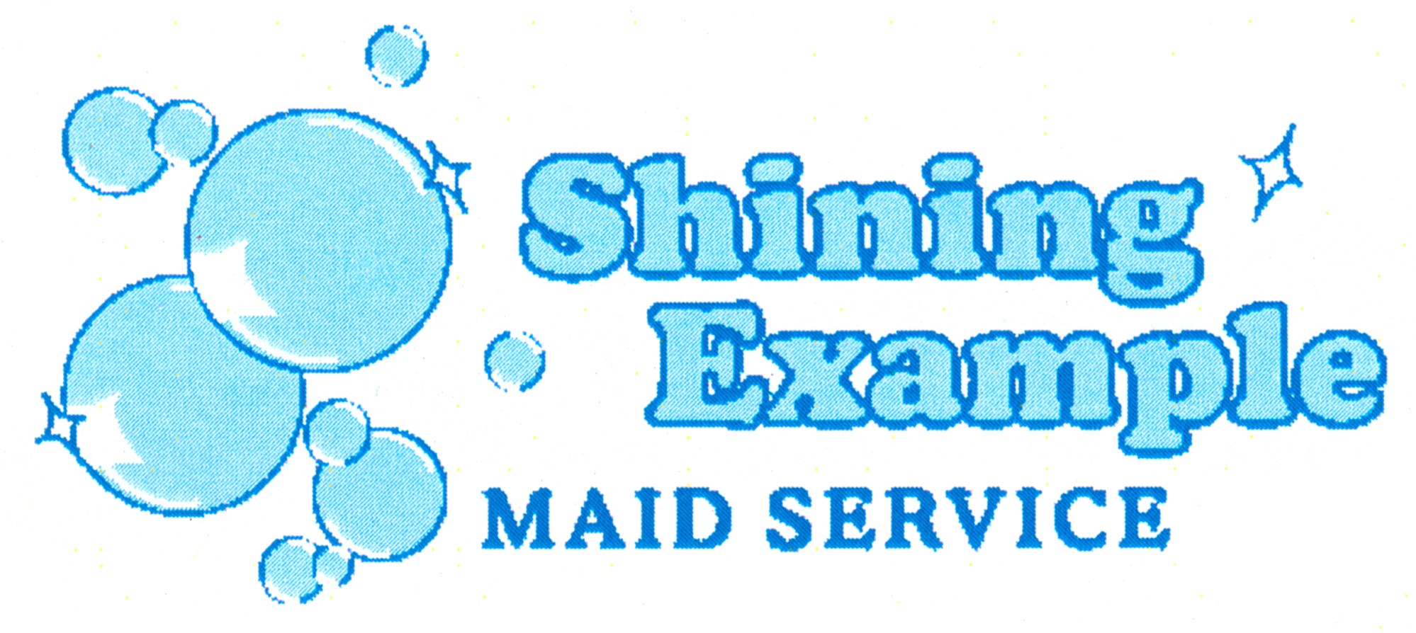 SHINING EXAMPLE MAID SERVICE logo