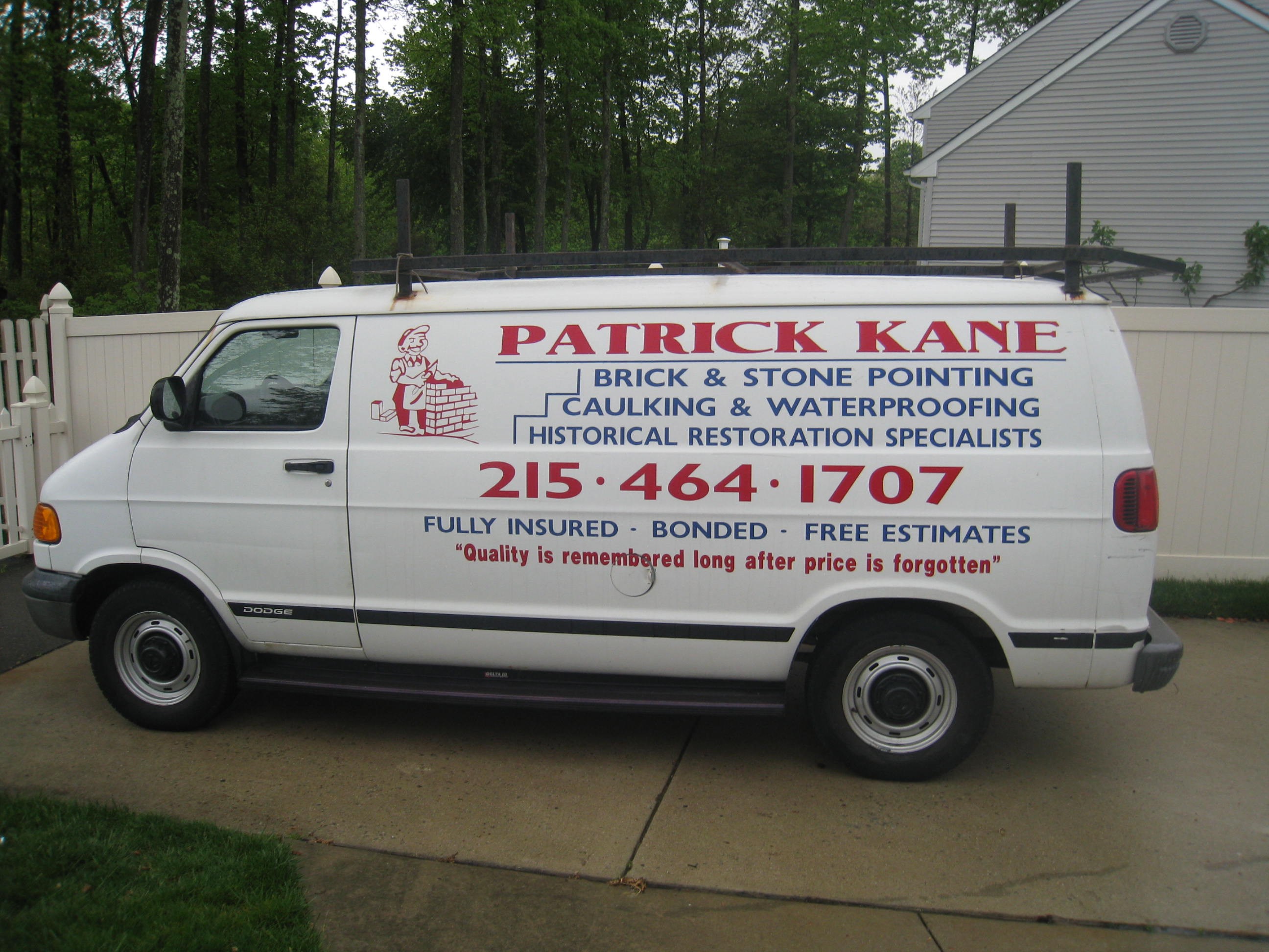 PATRICK KANE MASONRY RESTORATION logo