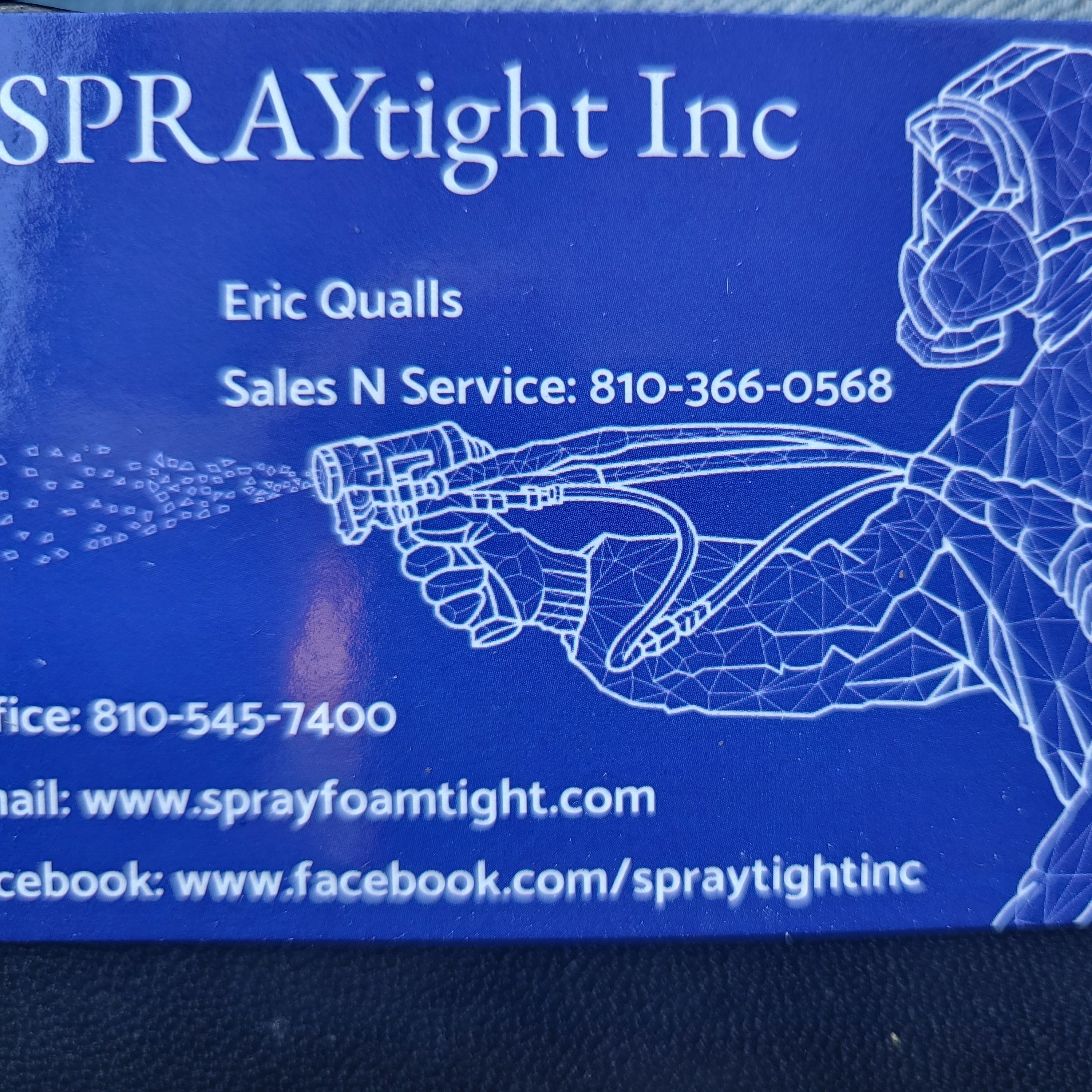 Logo for SPRAYtight Inc.