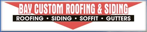 Logo for Bay Custom Roofing & Siding