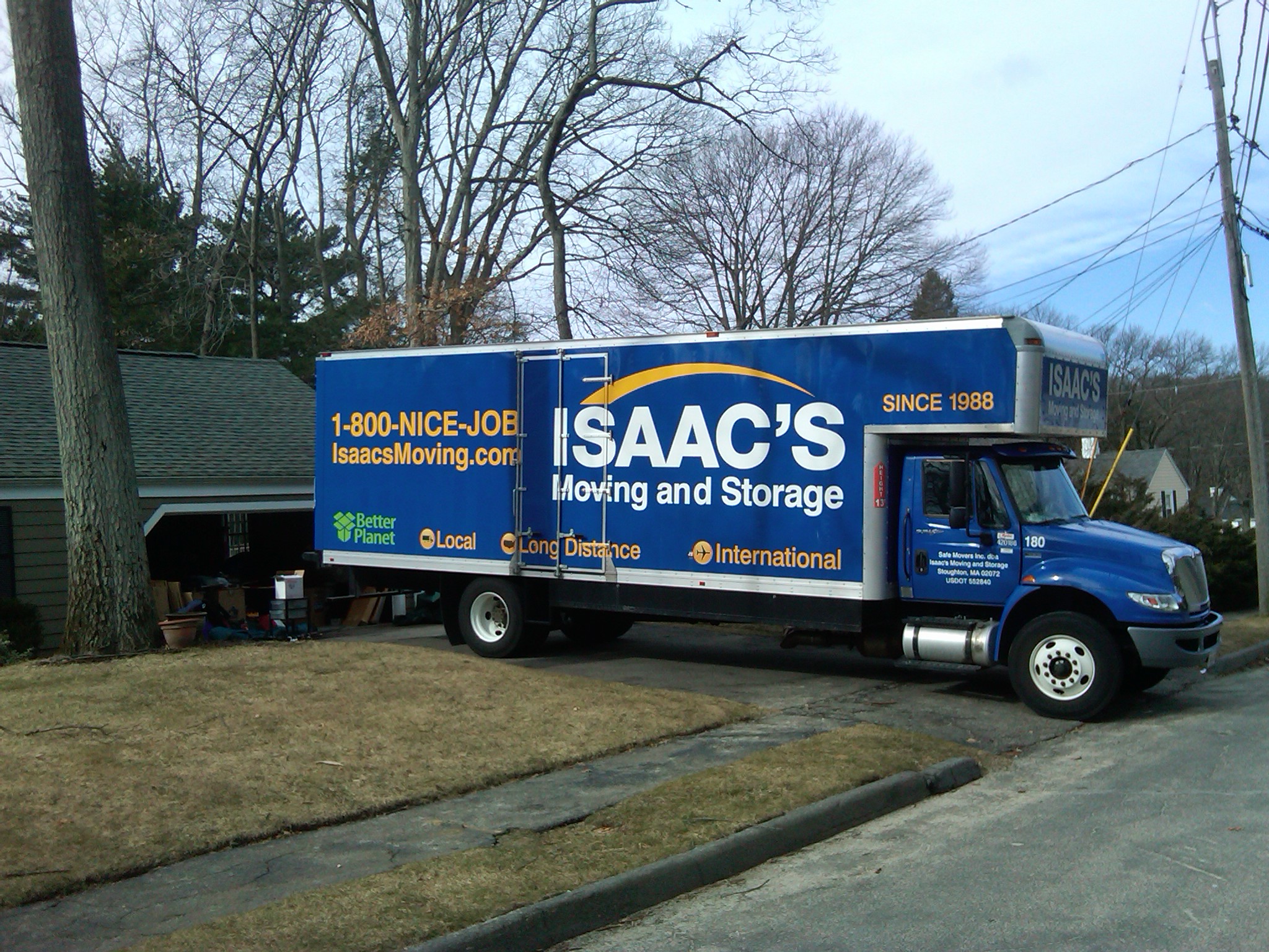 Logo for Isaac's Moving & Storage