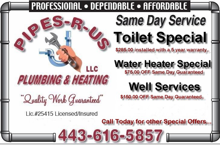 Pipes-R-Us LLC. ( Plumbing & Heating) logo