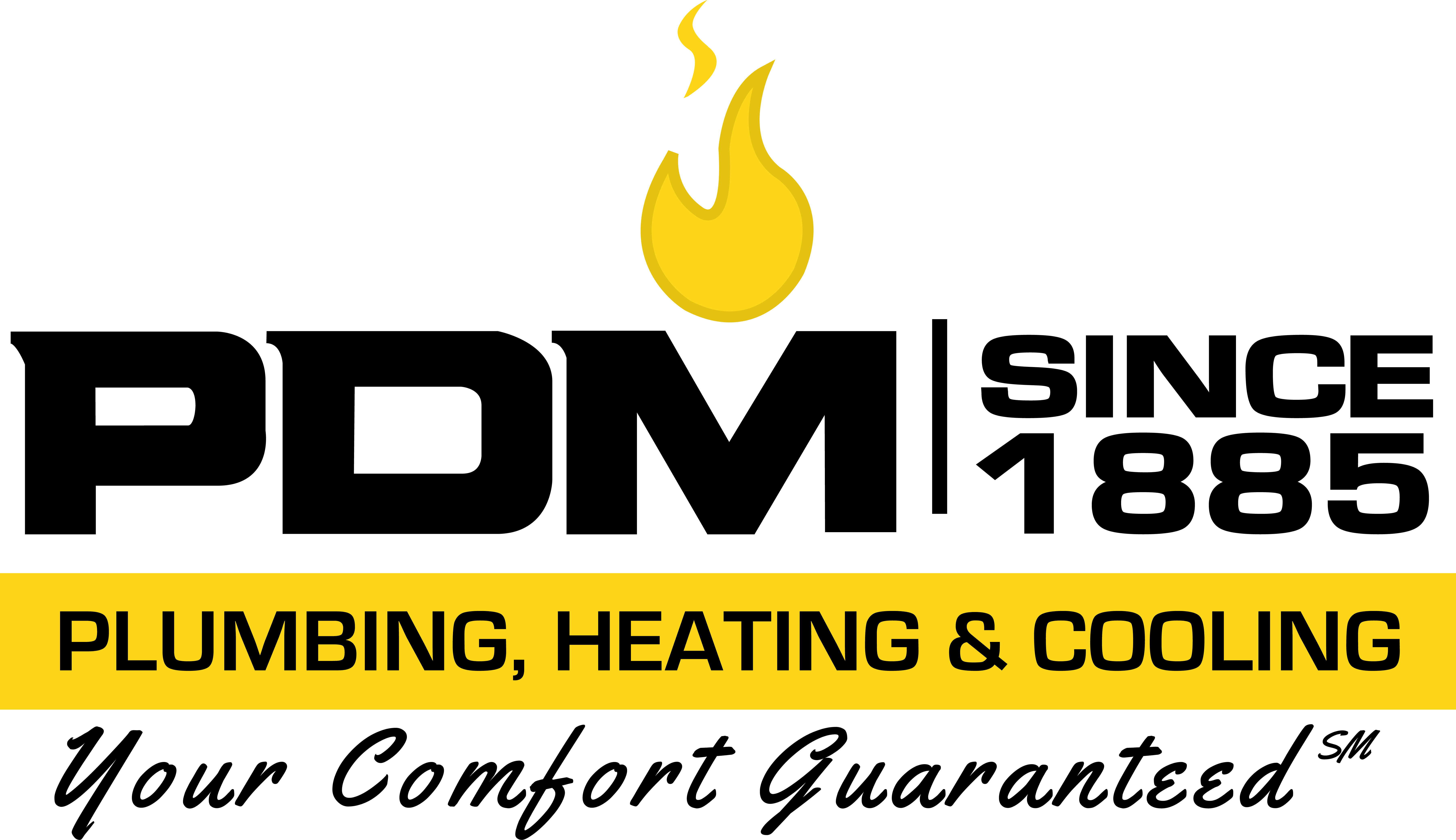 PDM Plumbing, Heating, Cooling Since 1885 logo