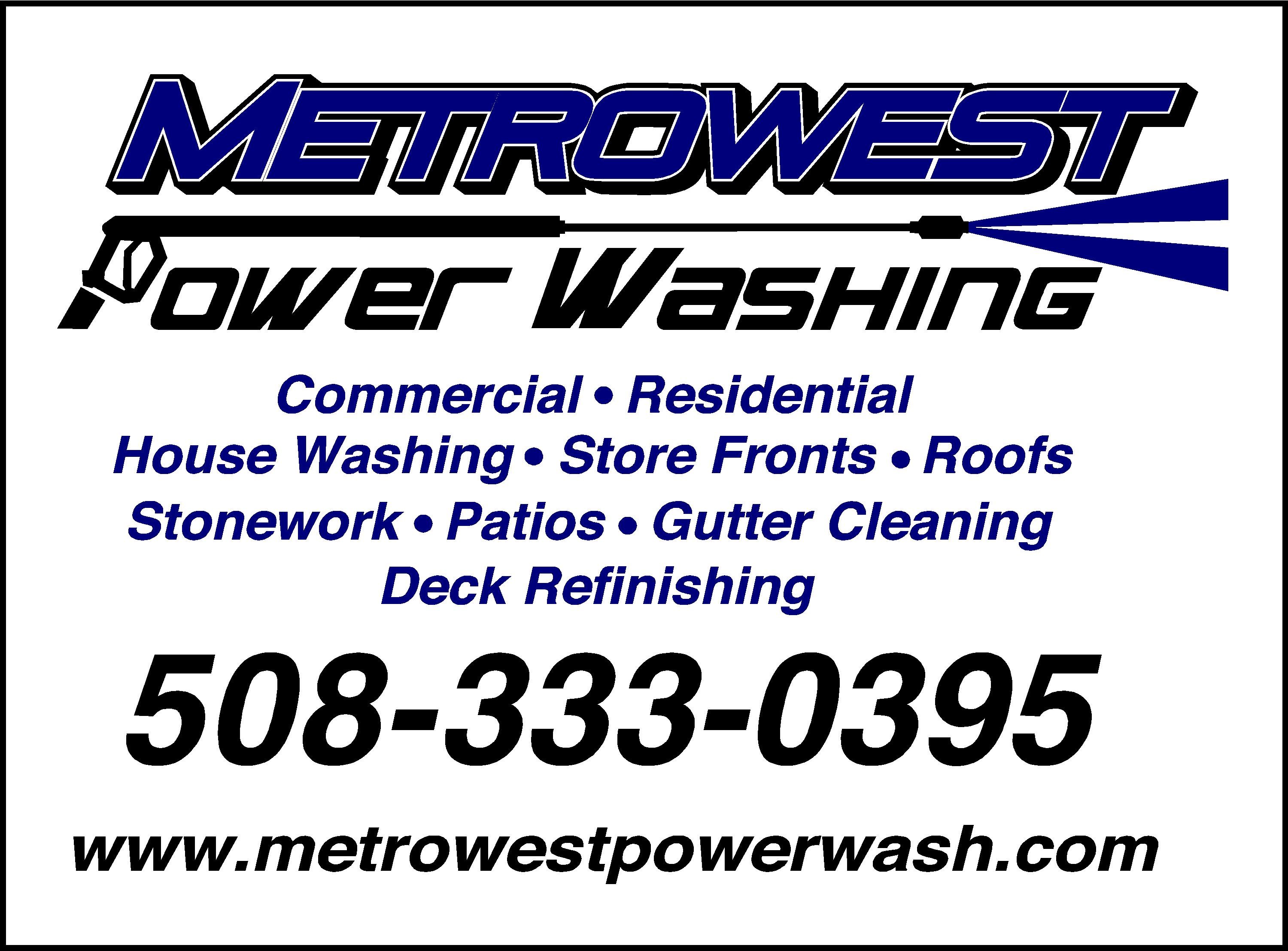Metrowest Powerwashing logo