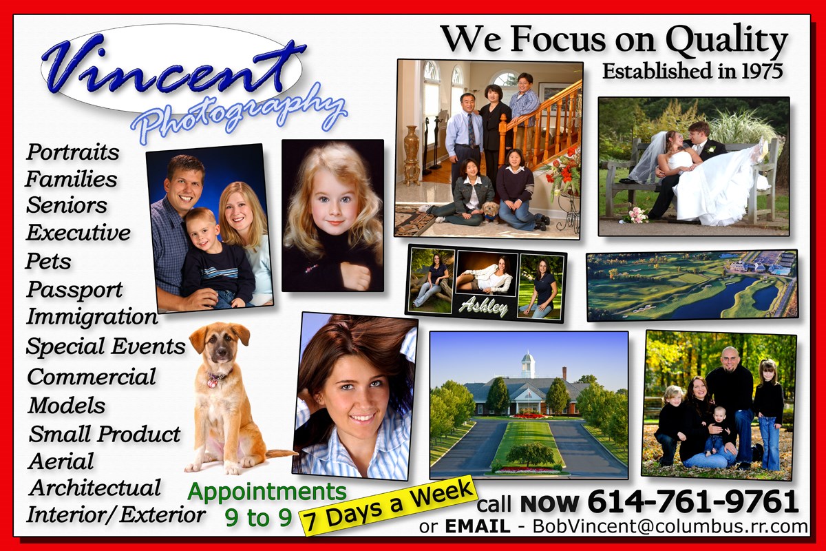 VINCENT PHOTOGRAPHY logo