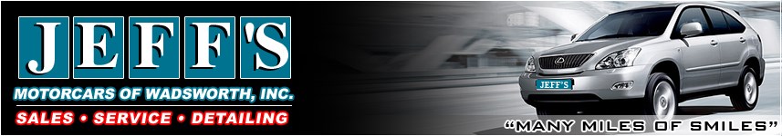 Jeff's Motorcars of Wadsworth logo