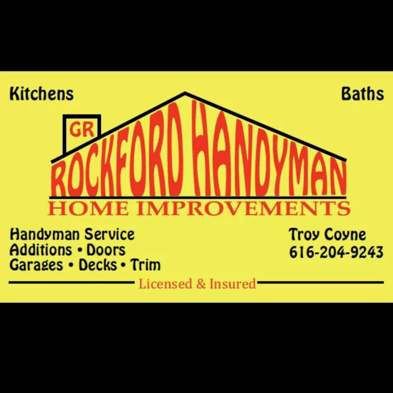 Logo for Gr Rockford handyman