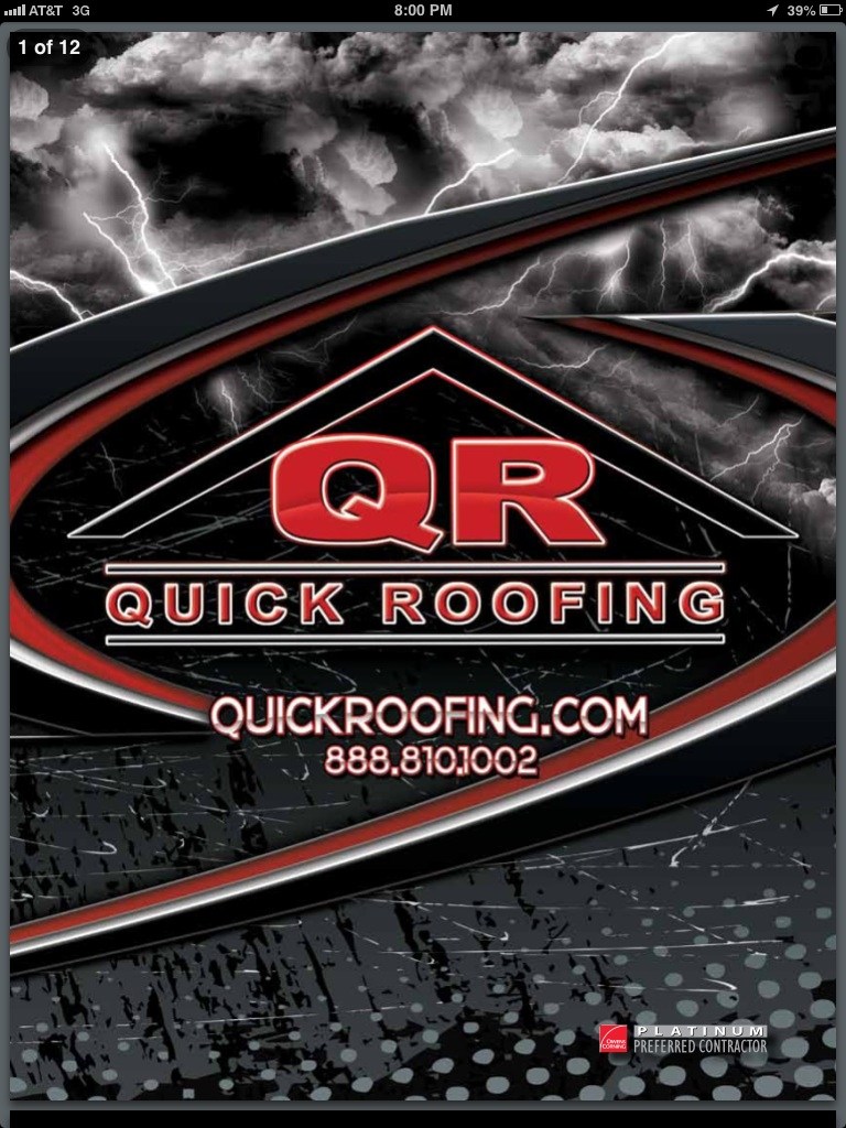 Logo for Quick Roofing LLC