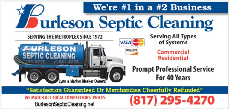 BURLESON SEPTIC CLEANING logo