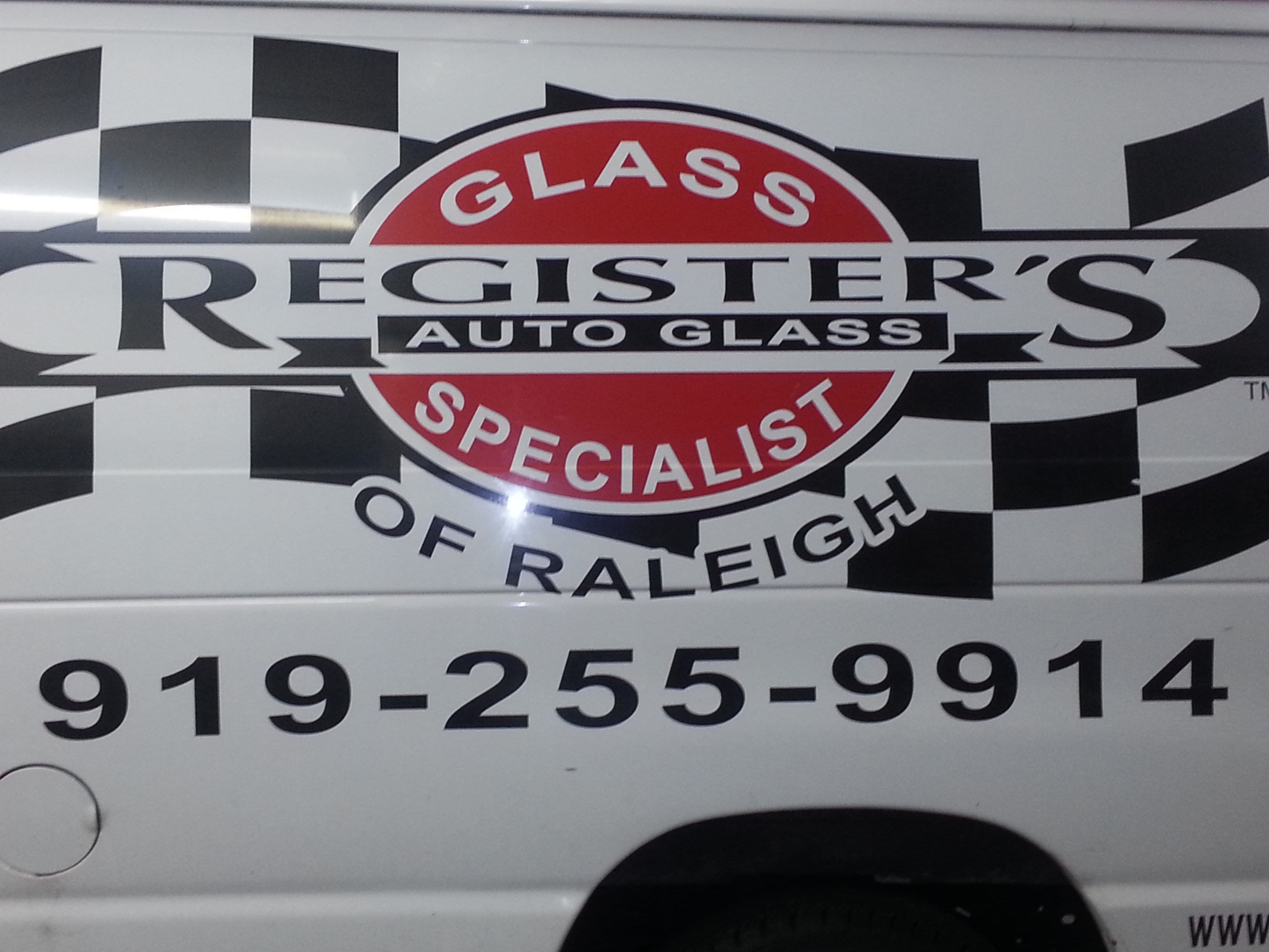 Registers Auto Glass Of Raleigh Inc. logo