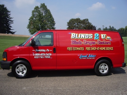 Logo for Blinds 2U