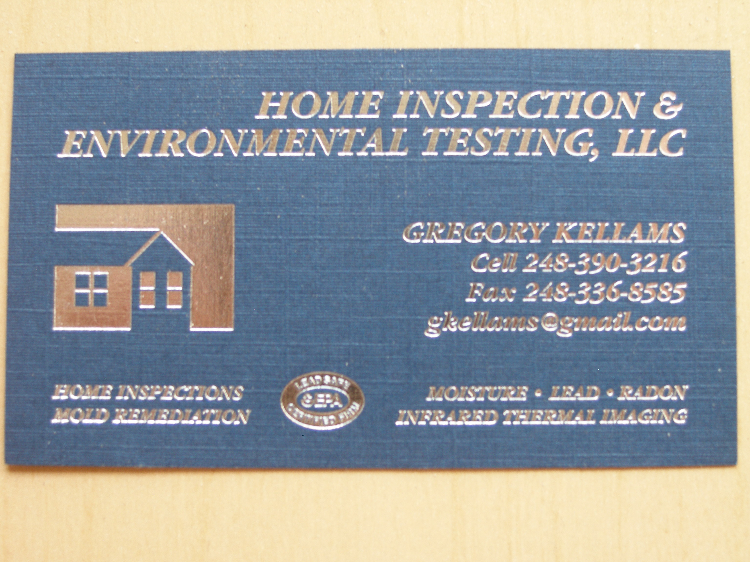 Logo for Home Inspection and Environmental Testing LLC