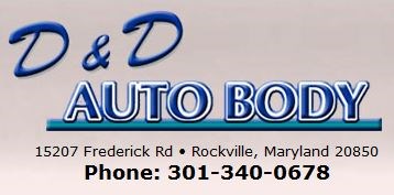 Logo for D & D Auto Body Inc