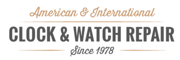 Logo for American & International Clock & Watch Repair