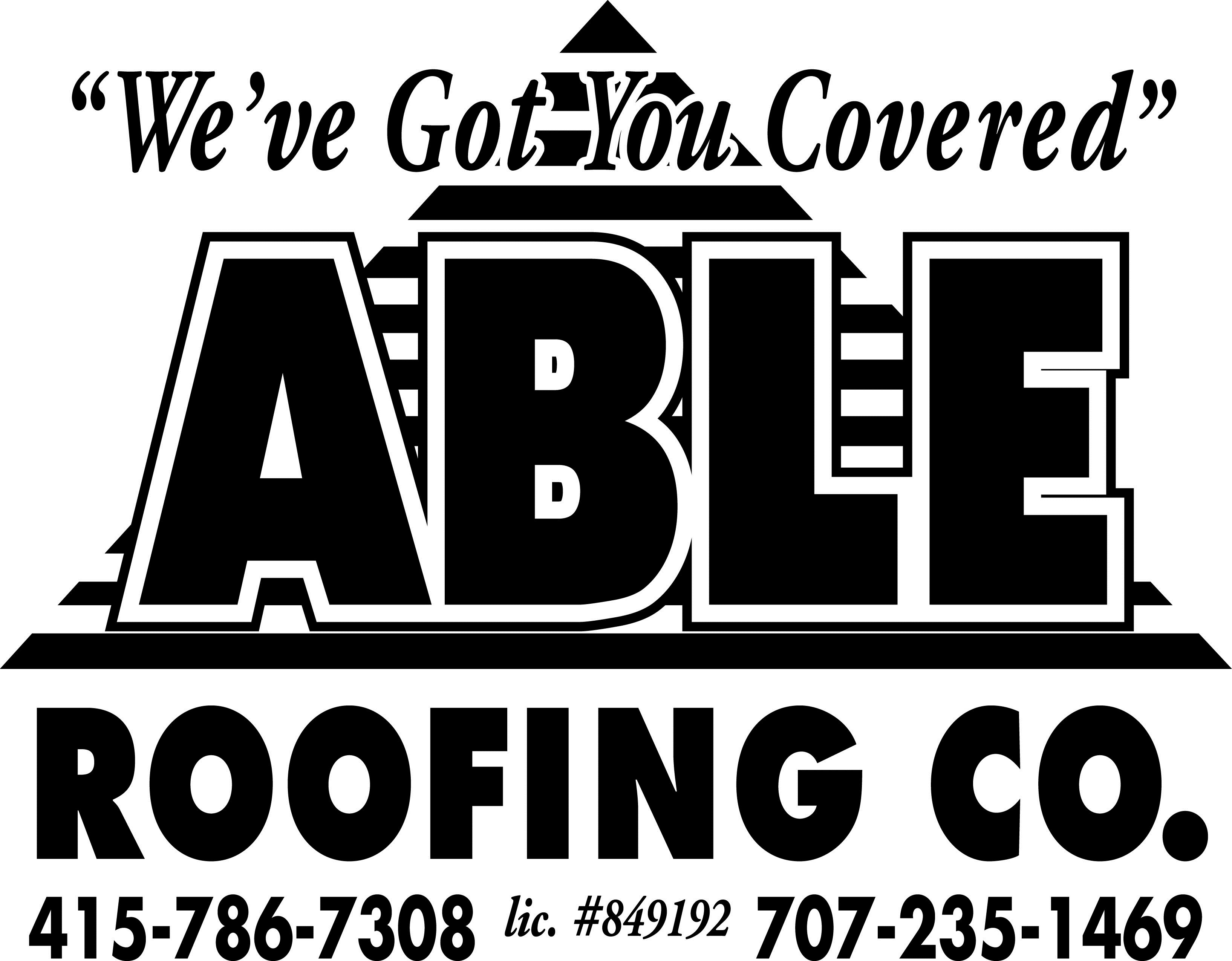 Able Roofing Co logo