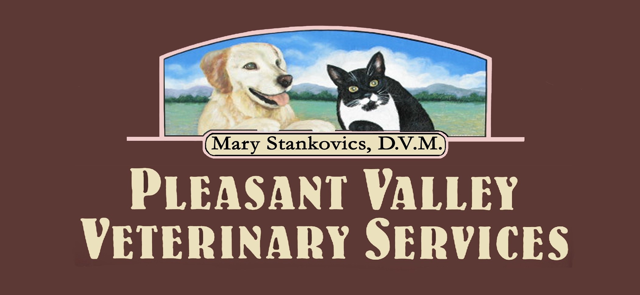Logo for Pleasant Valley Veterinary Svc