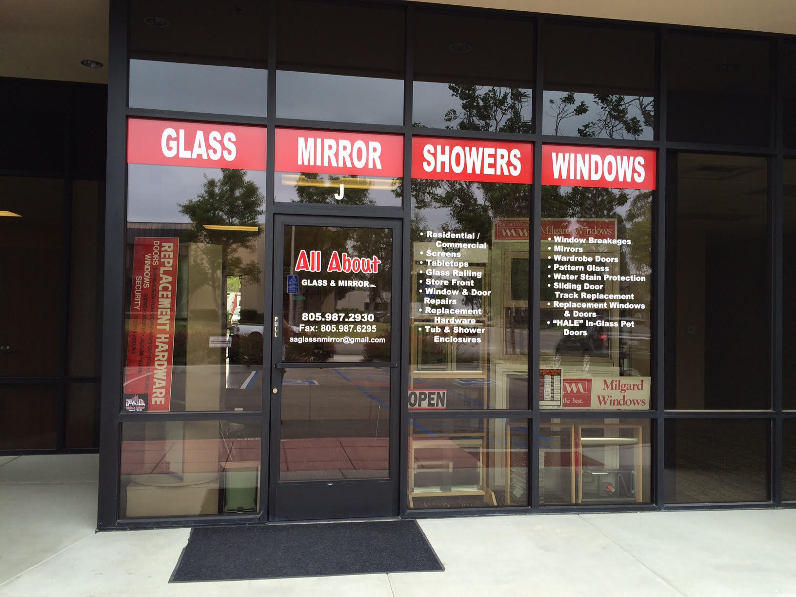 ALL ABOUT GLASS & MIRROR logo