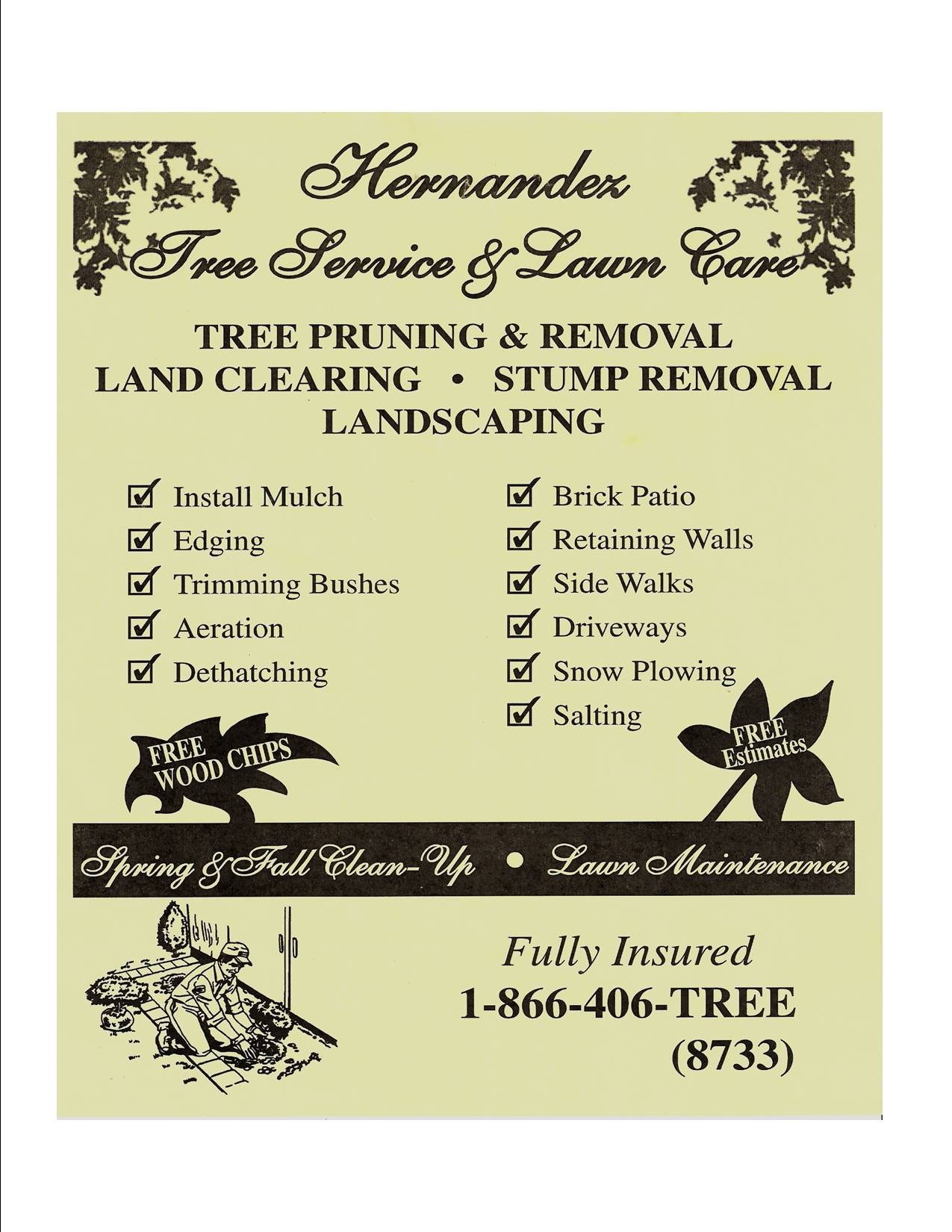 Logo for HERNANDEZ TREE SERVICE INC.