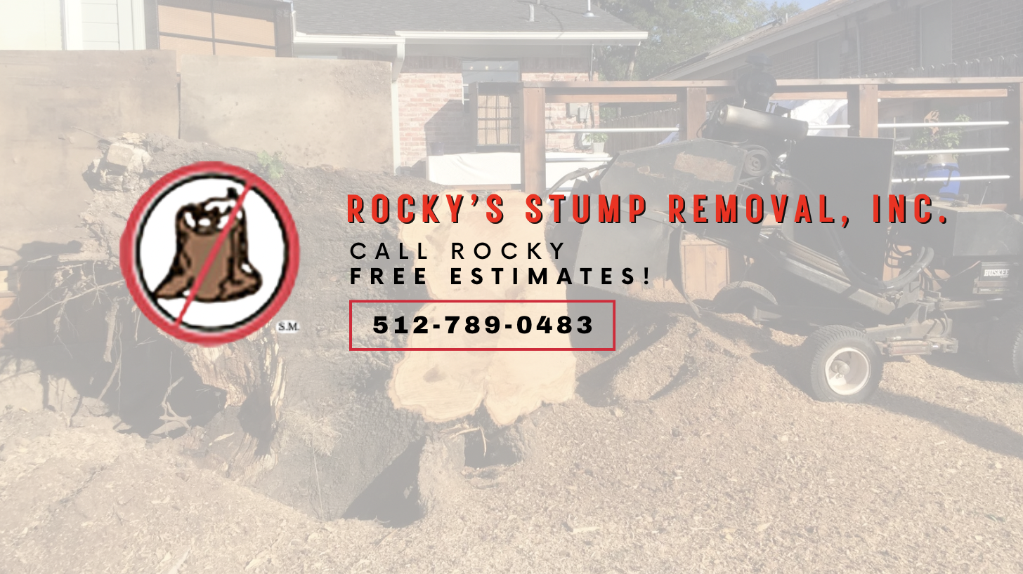 Logo for Rocky's Stump Removal Inc