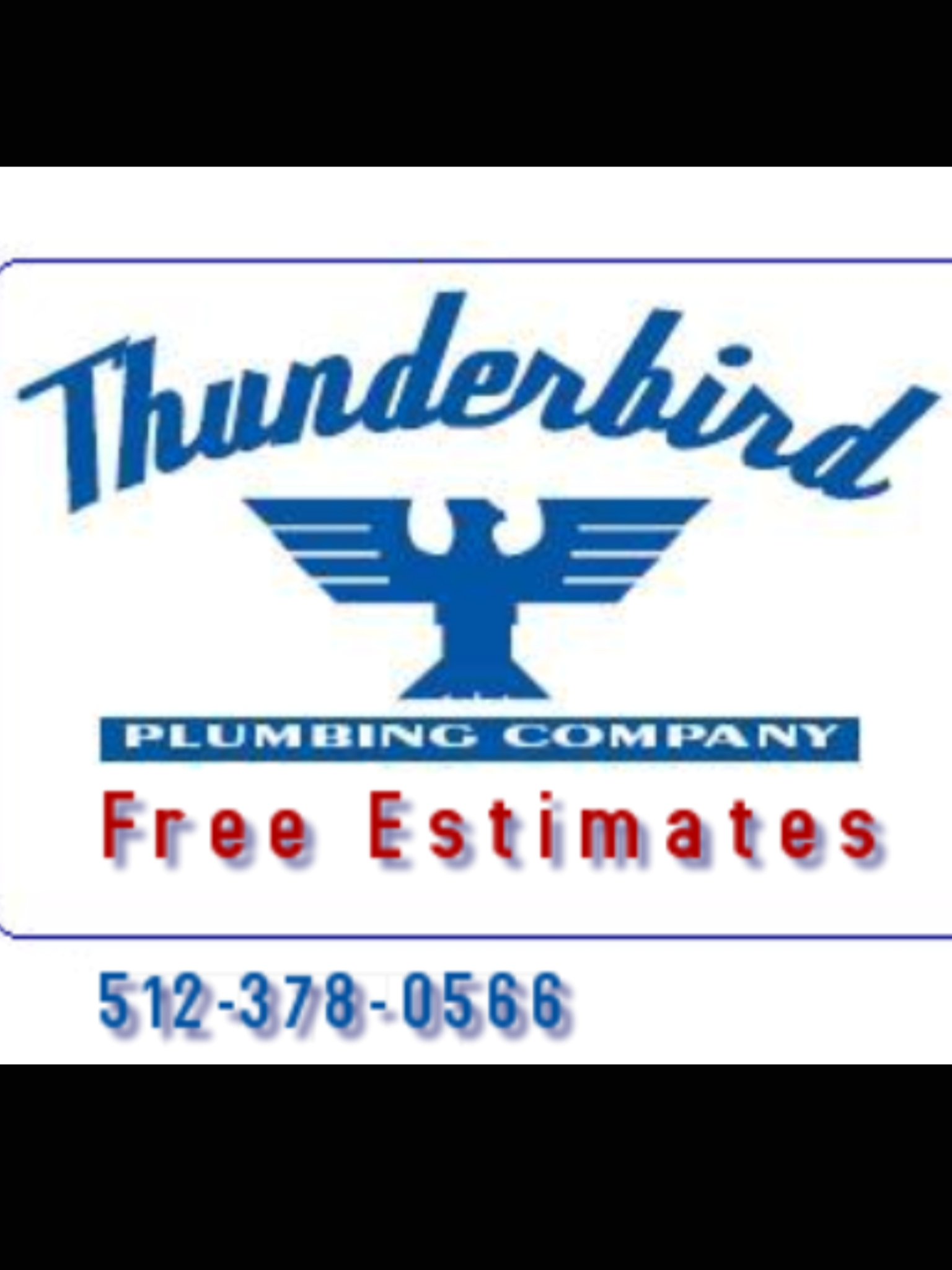 Logo for Thunderbird Plumbing Co