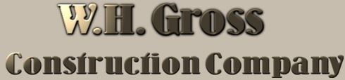 Logo for W H GROSS CONSTRUCTION