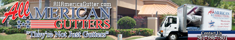 Logo for ALL AMERICAN GUTTERS