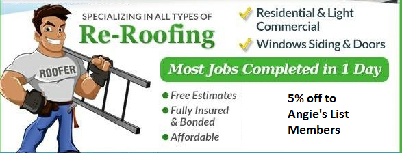 Logo for Lesniak Roofing