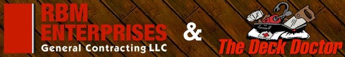 RBM Enterprises Gen. Contracting & The Deck Doctor logo