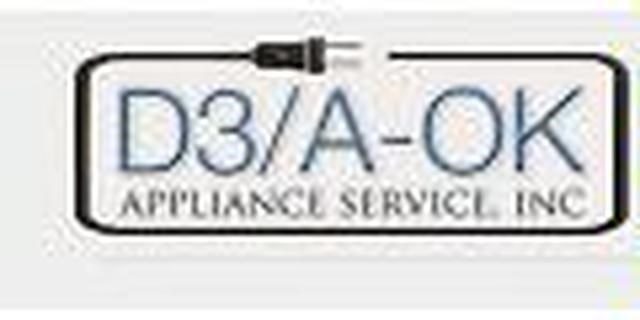 Logo for D3/A-Ok Appliance Service Inc
