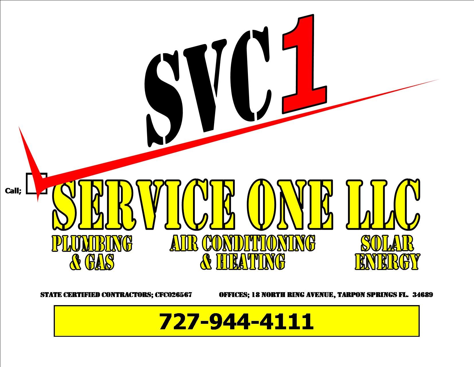 Logo for Service One Plumbing