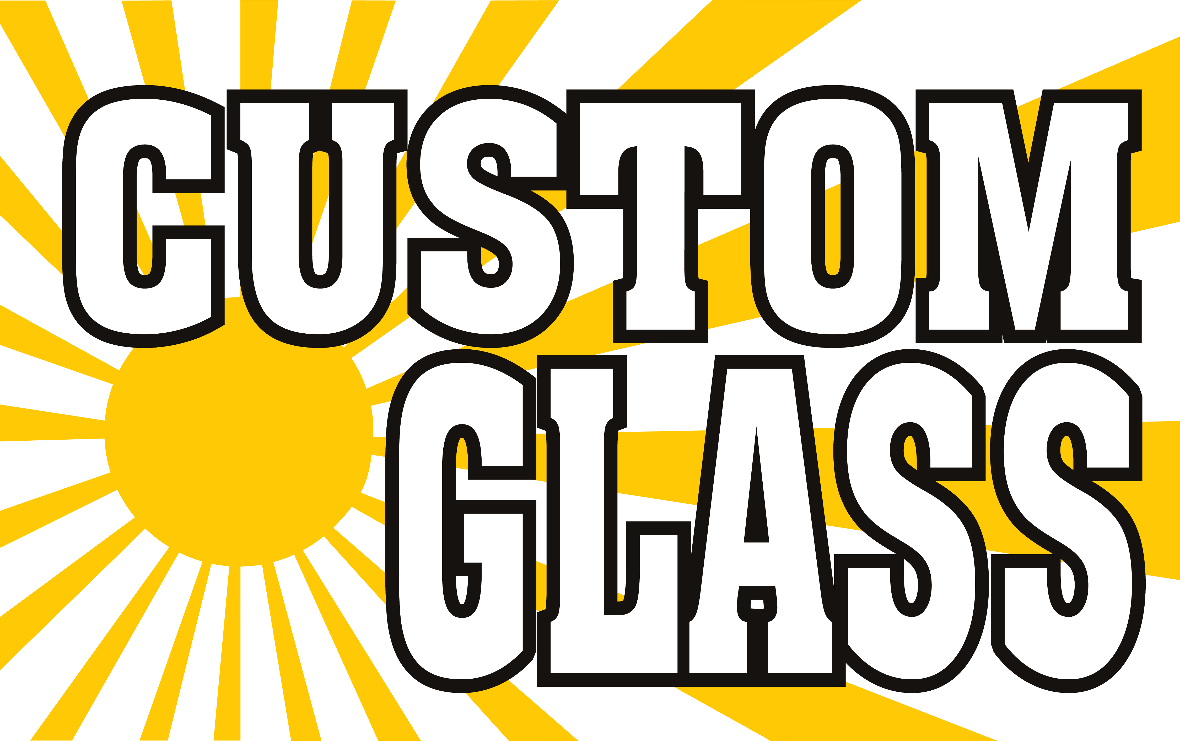 CUSTOM GLASS logo