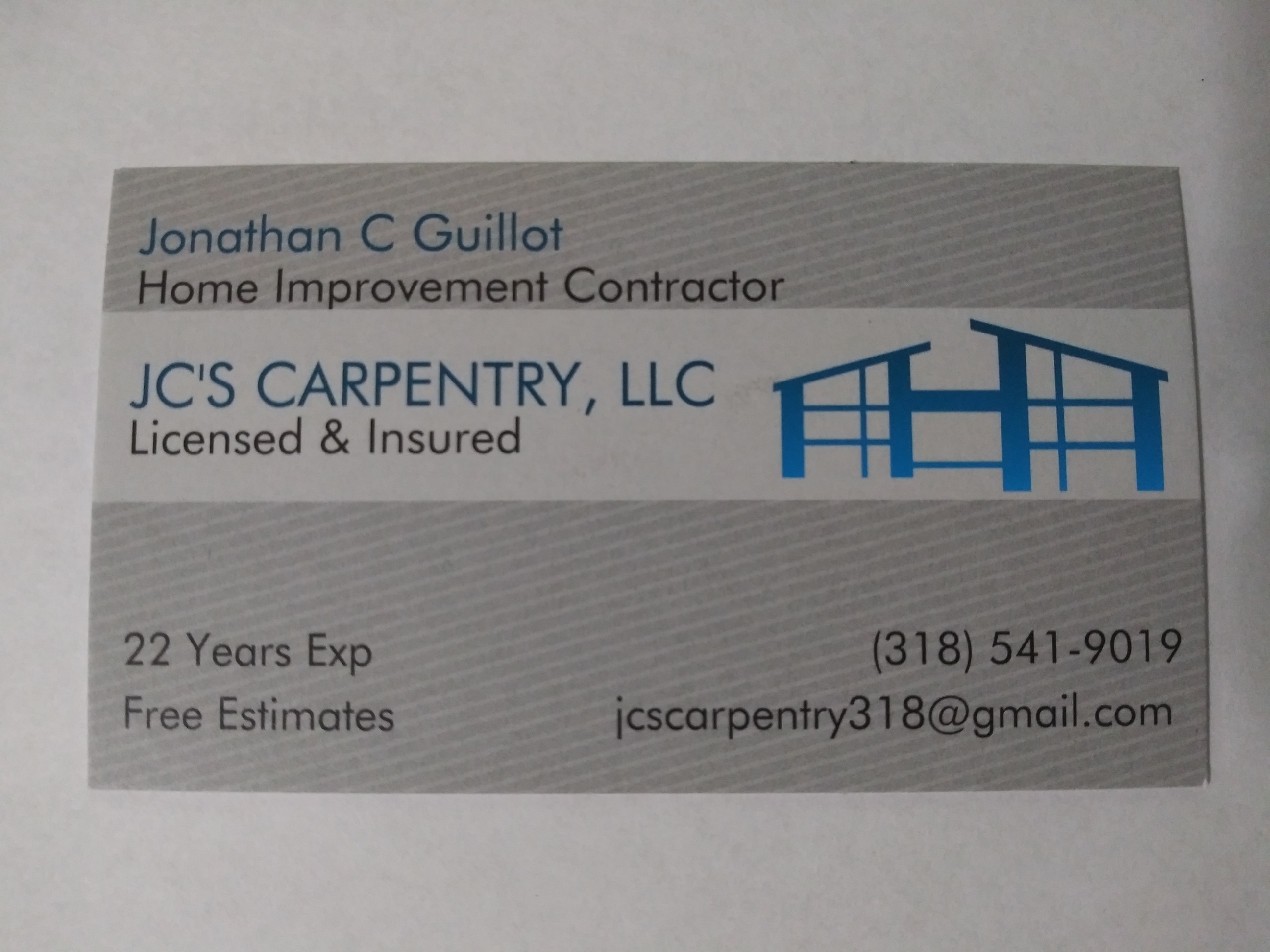 J C's Carpentry logo