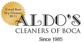 Aldo's Cleaners logo