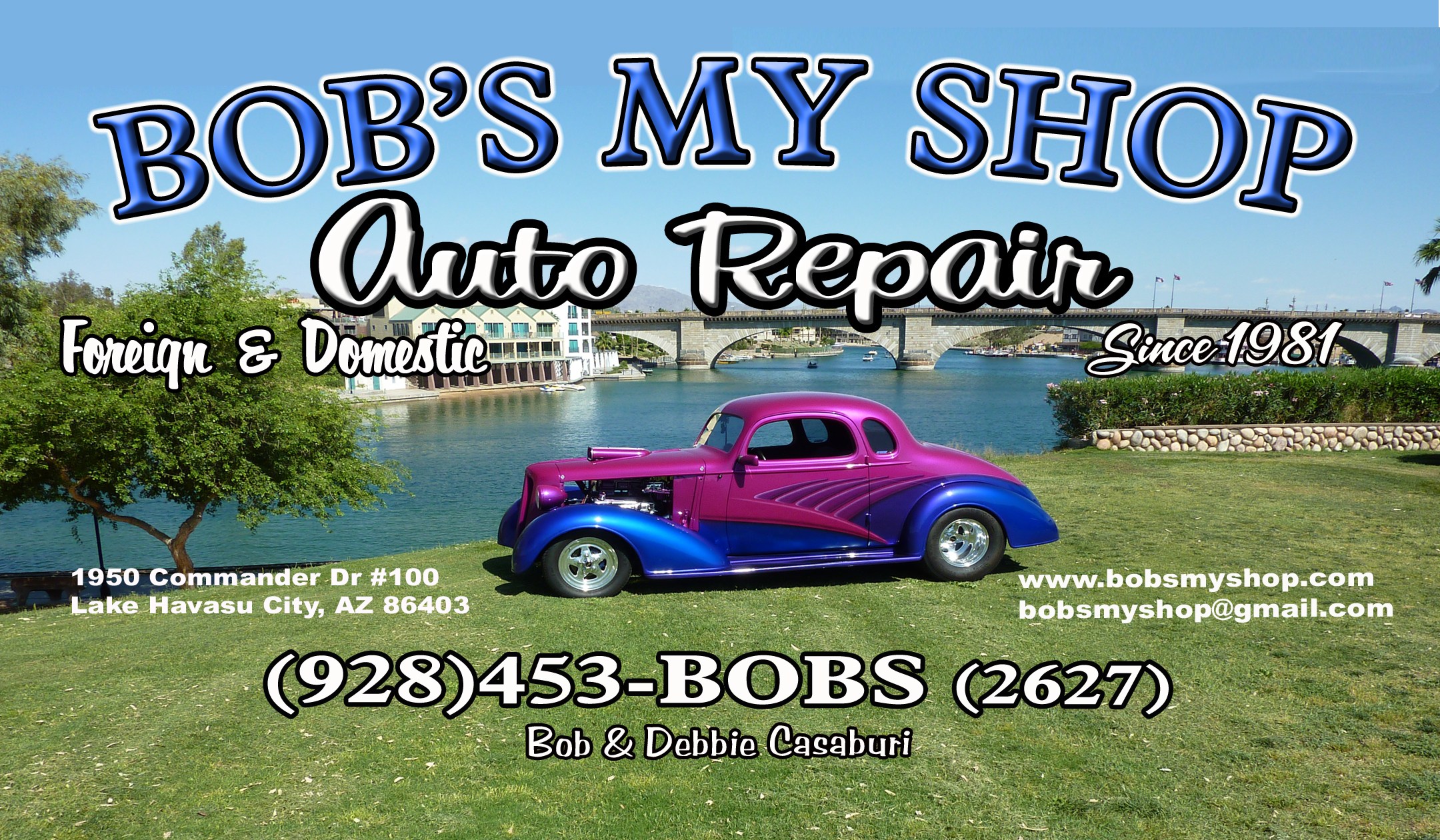 Logo for Bob's My Shop Auto Repair