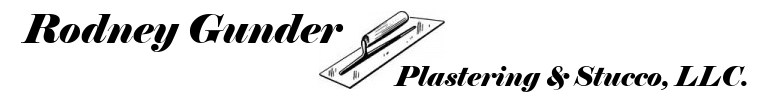 Logo for Rodney Gunder Plastering & Stucco