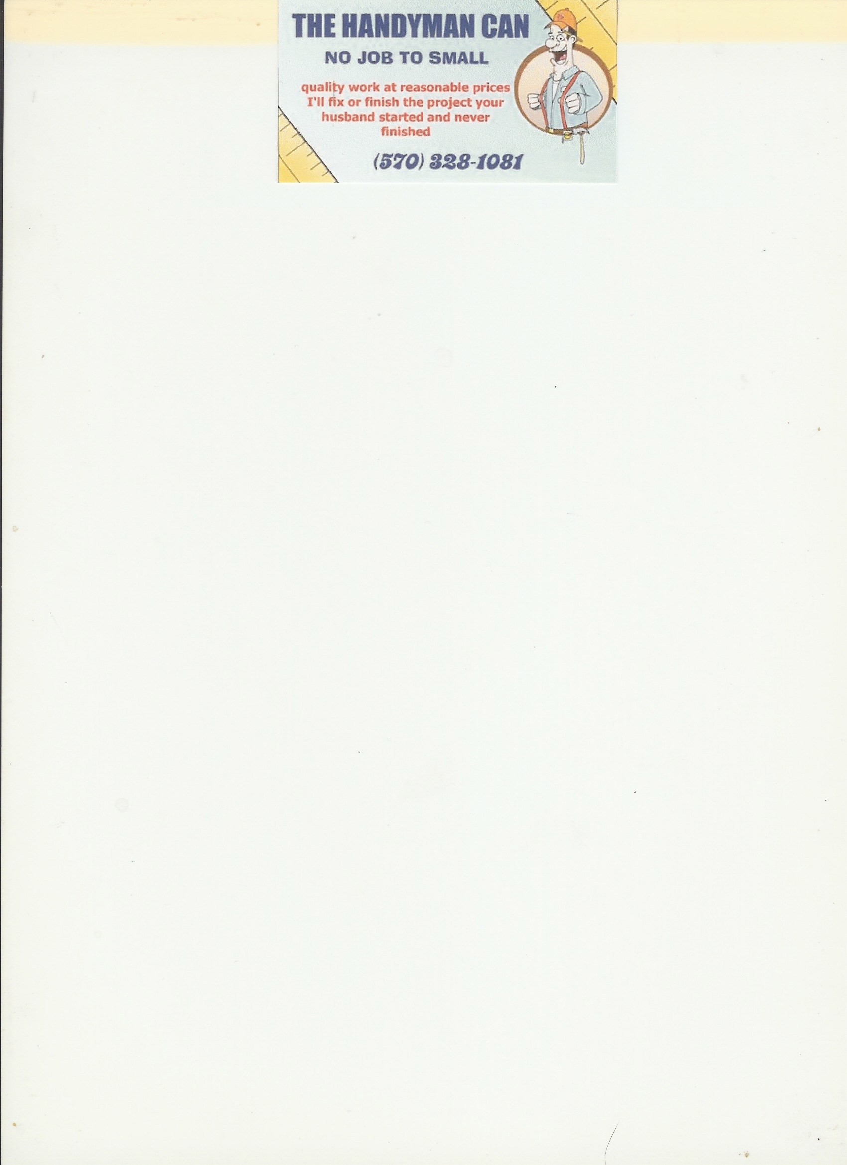 The Handy Man Can logo