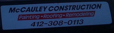 Logo for Mccauley Construction Services LLC
