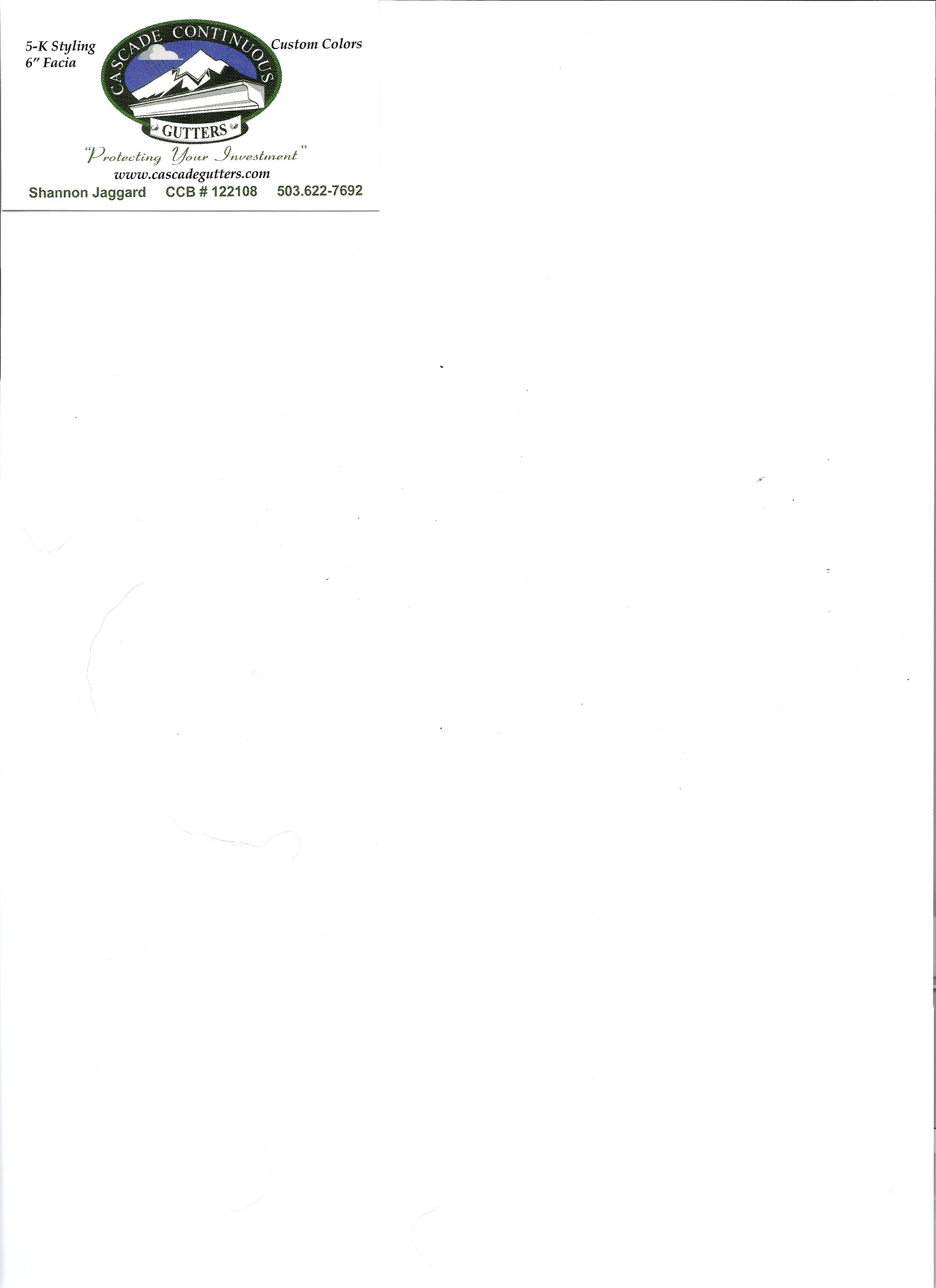 Cascade Continuous Gutters logo