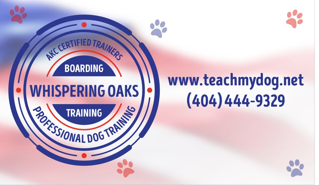 Whispering Oaks Kennels logo