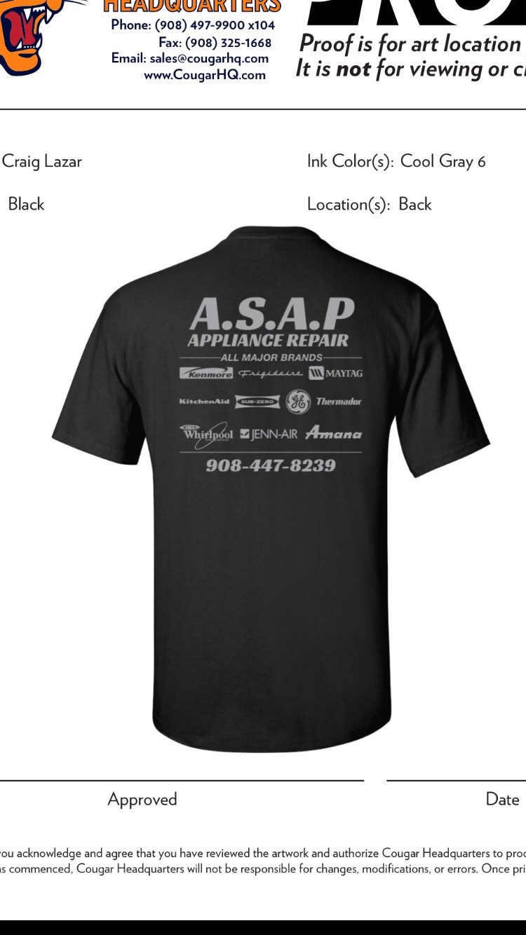 Logo for ASAP Appliance Repair