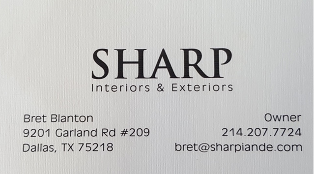 Sharp Interiors & Exteriors logo