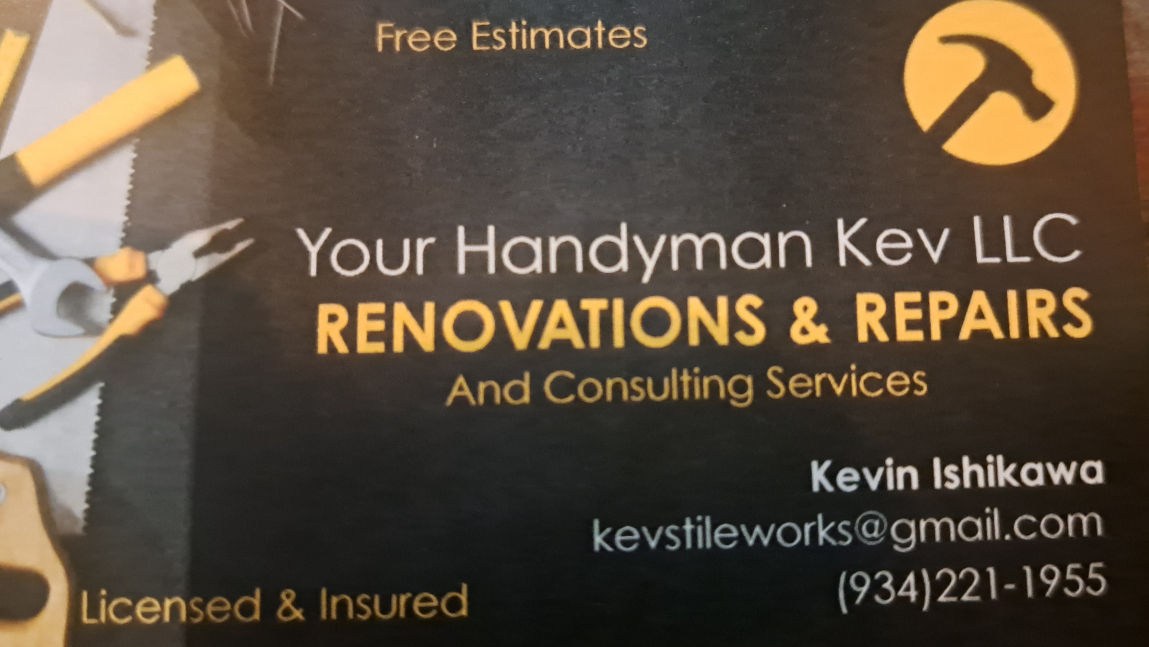 Logo for Kevs Construction and Tile Works