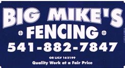 Big Mike's Fencing logo