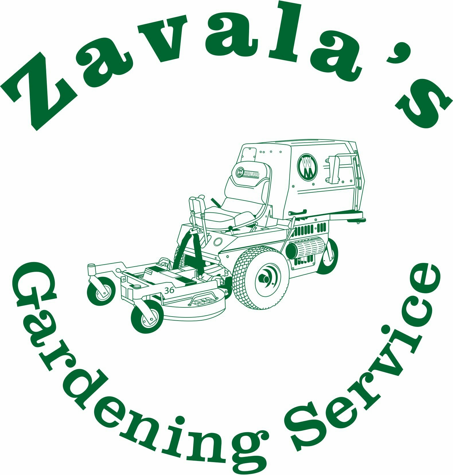 Logo for Zavala's Gardening Service